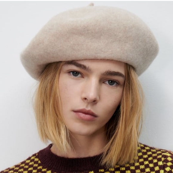 Zara Women’s 100% Wool Beret - Picture 2 of 9